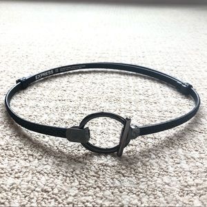 Express Adjustable Slide Skinny Belt